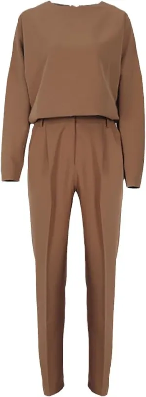 Vintage Zipper Khaki Trousers Women High Waist Office Pants Ladies Brown Trousers Work Wear Autumn Long Pants