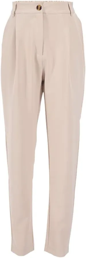 Vintage Zipper Khaki Trousers Women High Waist Office Pants Ladies Brown Trousers Work Wear Autumn Long Pants