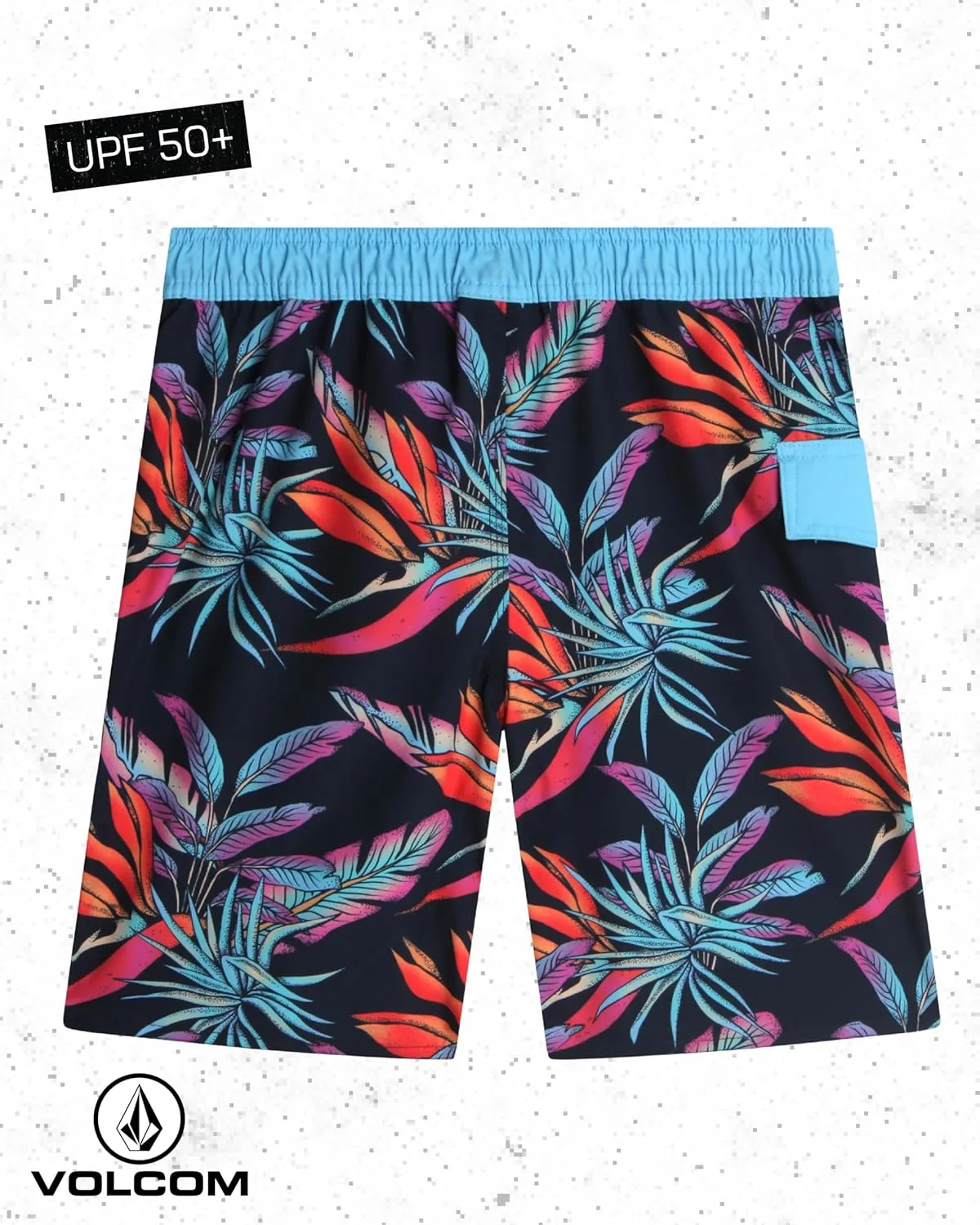 Volcom Boys Board Shorts - UPF 50  Quick Dry Boys Swim Trunks with Pockets - Kids' Swimwear Swim Shorts (Sizes: 8-16)