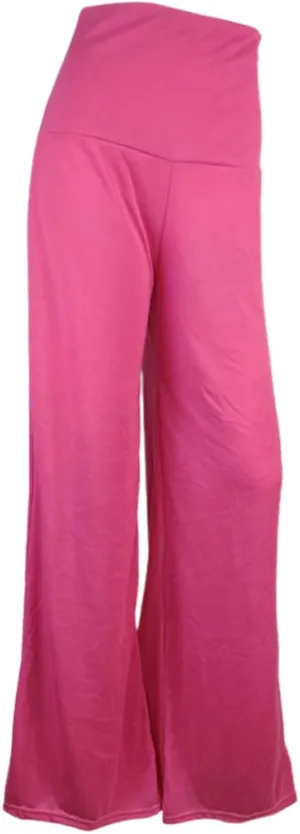 Wide Leg Pants for Women High Waist Yoga Pants Loose Stretch Comfy Sweatpants Trendy Solid Color Casual Trousers