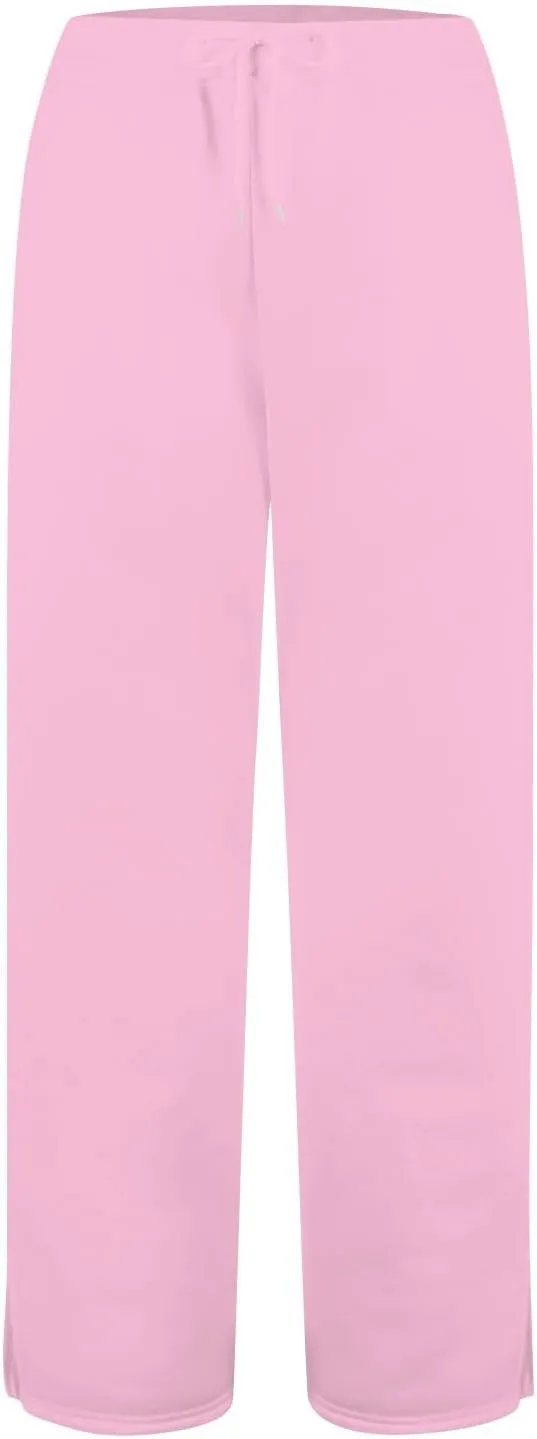 Wide Leg Pants Woman Drawstring High Waist Yoga Pants with Pocket Lightweight Casual Flare Sweatpants Baggy Lounge Pants