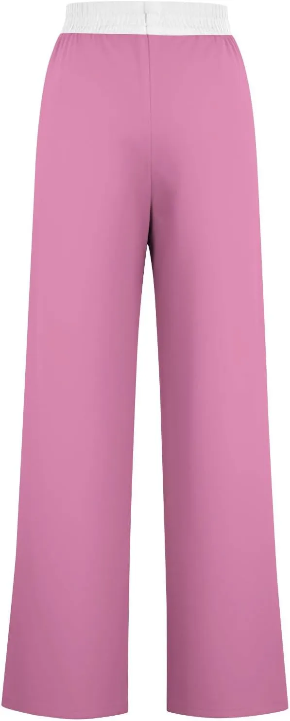 Wide Leg Sweatpants for Women Casual High Waist Active Joggers Trousers Comfy Athletic Workout Gym Sweat Pant