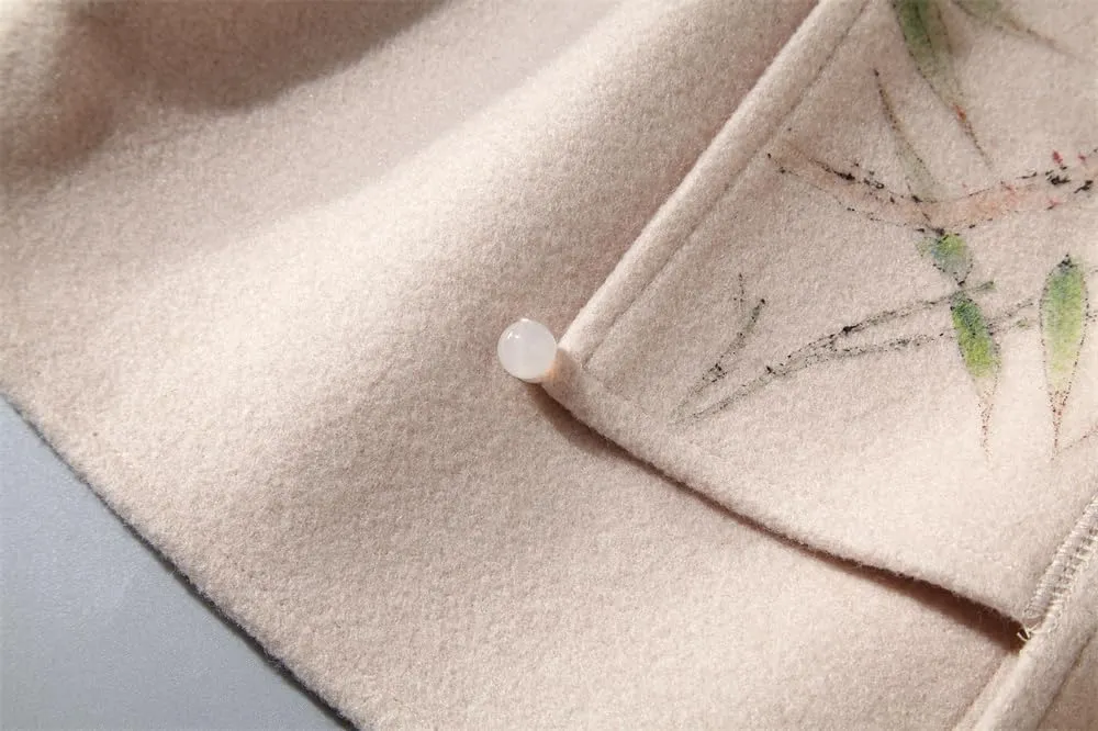 Women Vest in Autumn Winter Style Thickened Chinese Embroidery Suit Improved Cheongsam Padded Cotton Coat Top