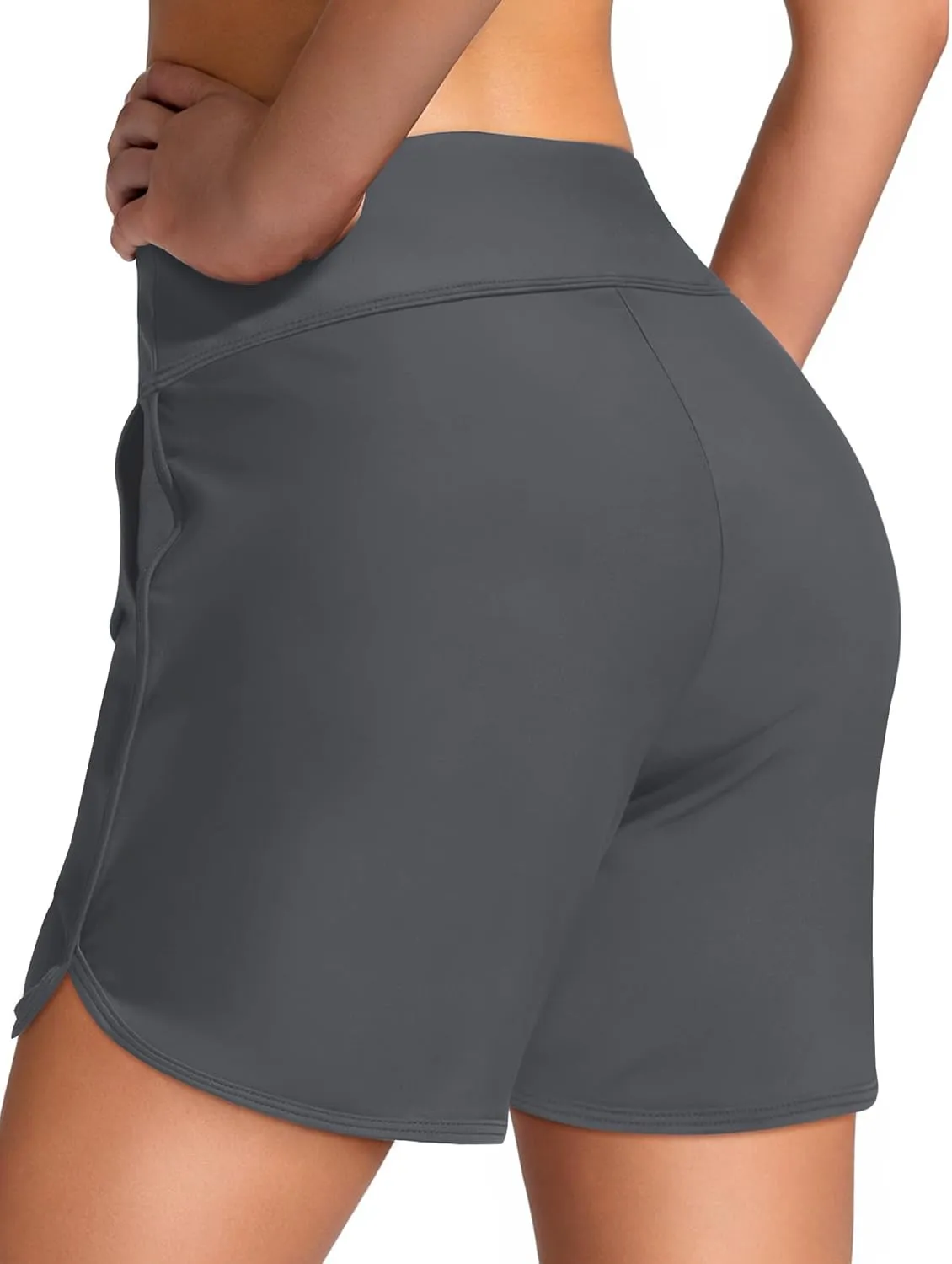 Women's 5" Swim Board Shorts Quick Dry High Waisted Swimsuits Shorts with Pockets UPF 50  Bathing Suits Bottoms