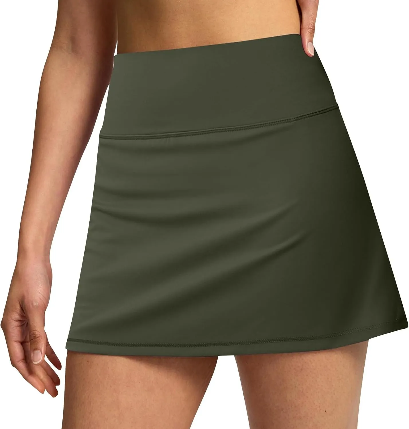 Women's Athletic Skorts with Pockets 2 in 1 Tennis Skirts with Shorts Lightweight Shorts for Running Golf Workout Sports