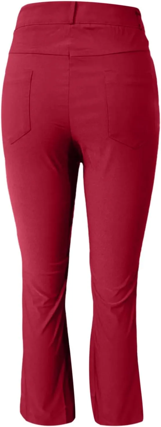 Womens Bootcut Dress Pants Business Casual Work Pants with Pockets High Waist Stretchy Trousers Pull On Slacks