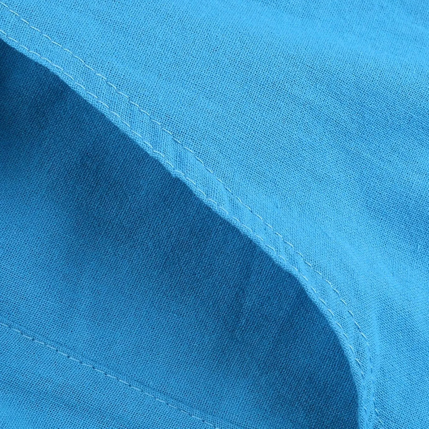 Women's Casual Cotton Linen Pants Summer Plus Size Elastic Waist Wide Leg Comfy Solid Lounge Trouser with Pockets