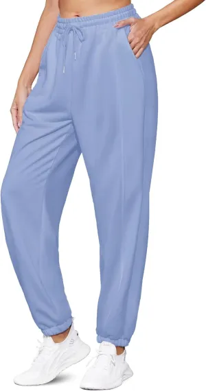 Women's High Waist Baggy Sweatpants Lounge Drawstring Workout Pants with Pockets Sweats for Women Running Joggers