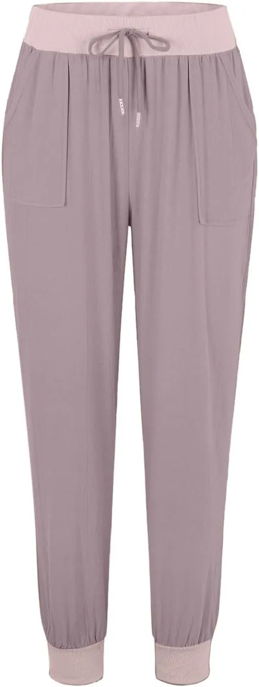 Womens Linen Summer Y2K Fashion Palazzo Pants High Waist Straight Loose Fit Palazzo Pants Vacation