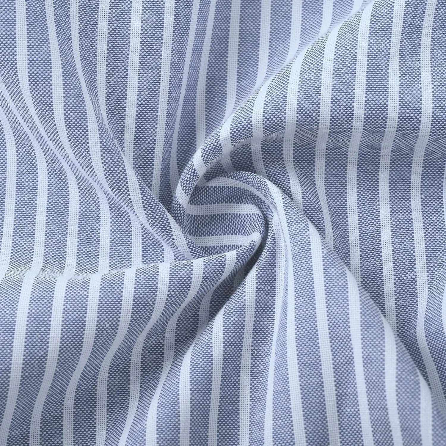 Women's Summer Striped Casual Pants High Waisted Cotton Linen Pants Drawstring Side Pockets Elastic Waist Trousers