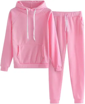 Women's Two Piece Tracksuit Long Sleeve V Neck Workout Off Shoulder Two Piece Travel Outfits