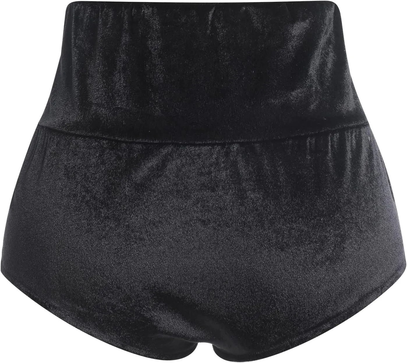 Women's Velvet Booty Yoga Shorts Sexy High Waist Pole Dance Hot Pants Gym Workout Active Slim Fit Rave Shorts Bottoms