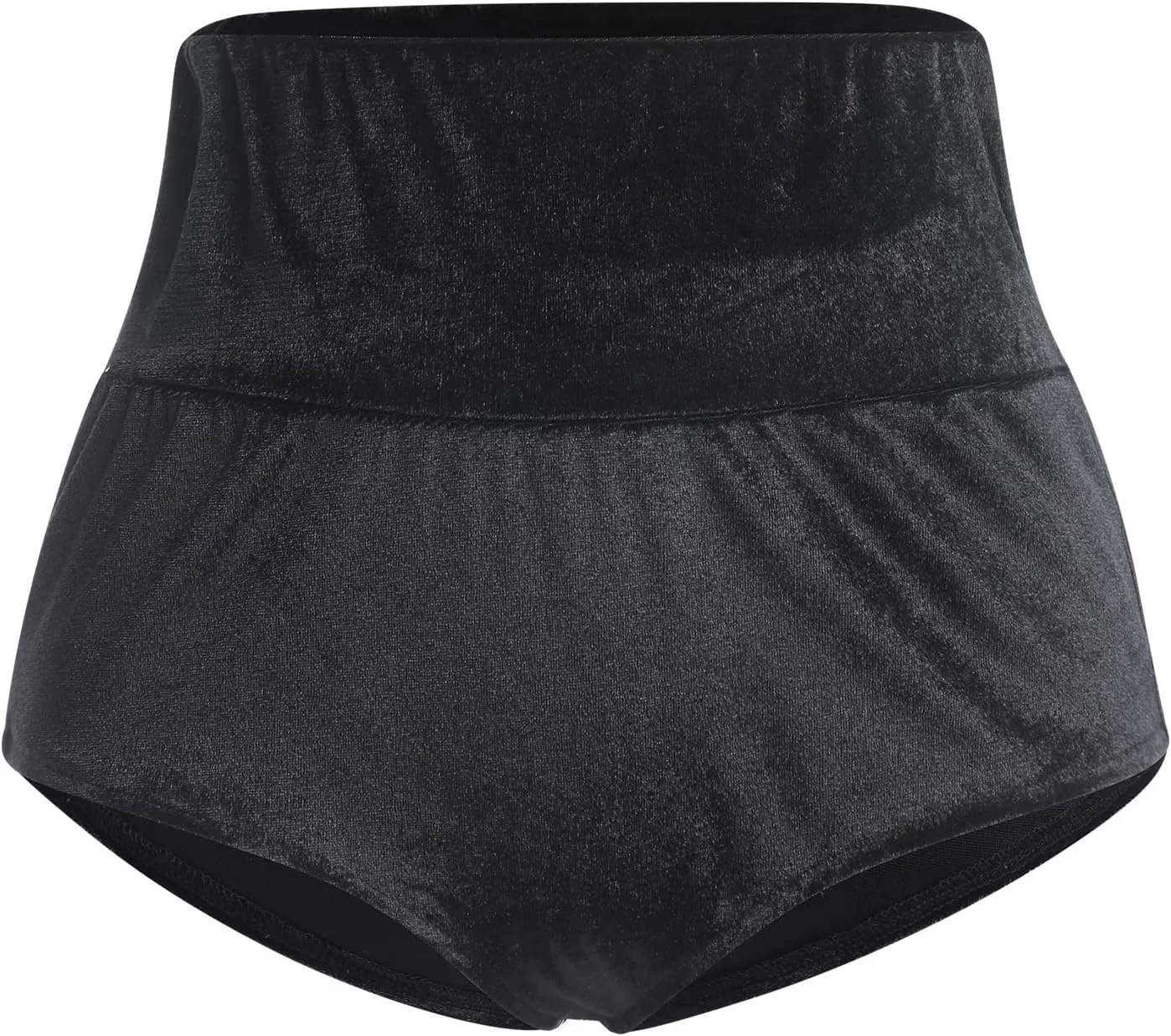 Women's Velvet Booty Yoga Shorts Sexy High Waist Pole Dance Hot Pants Gym Workout Active Slim Fit Rave Shorts Bottoms