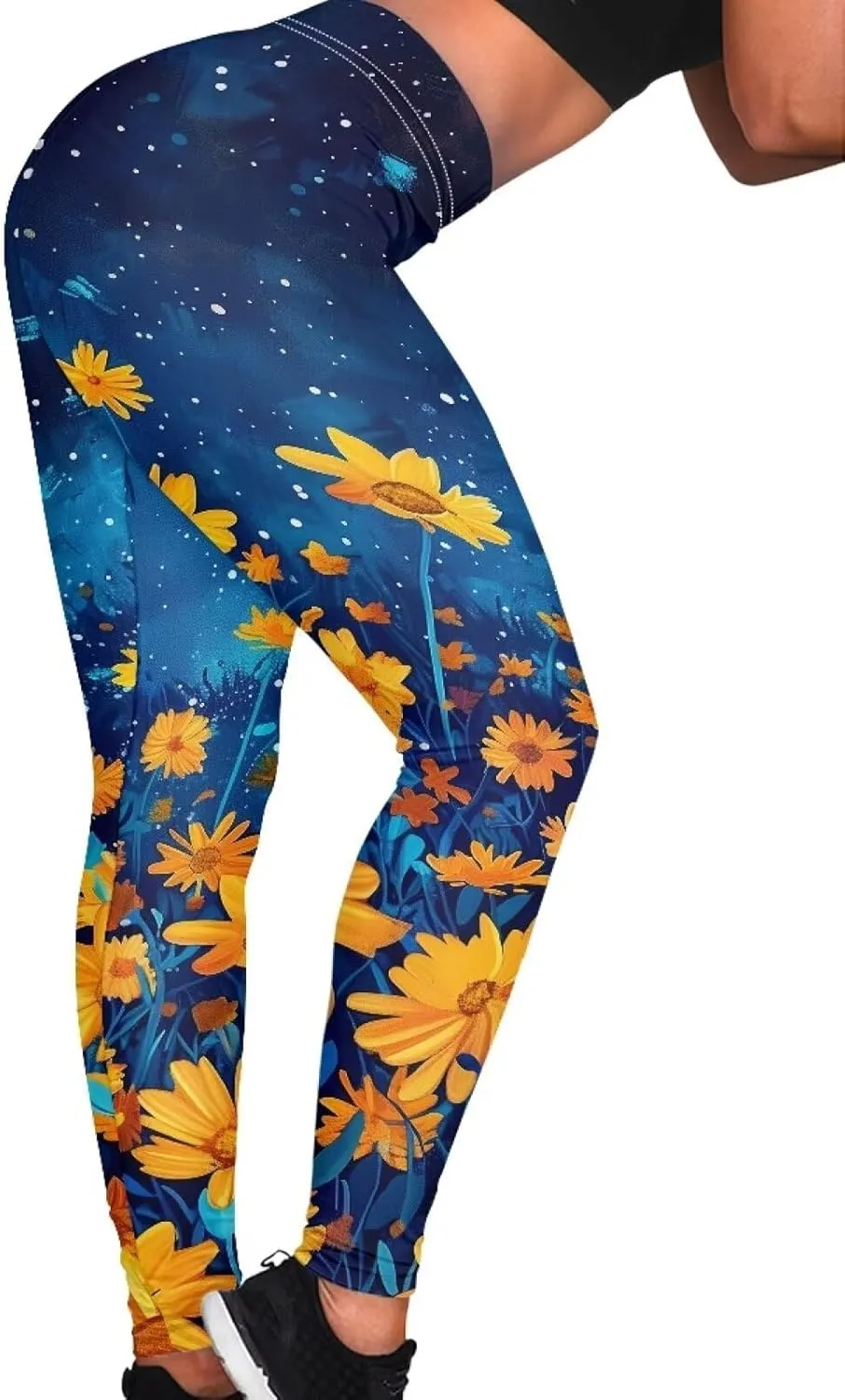Womens Yoga Pants Full Length High Waist Sports Tights Trousers Stretch Workout Leggings