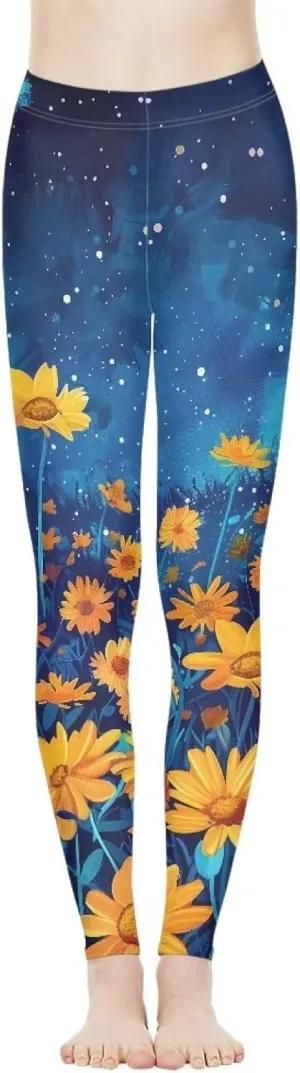 Womens Yoga Pants Full Length High Waist Sports Tights Trousers Stretch Workout Leggings