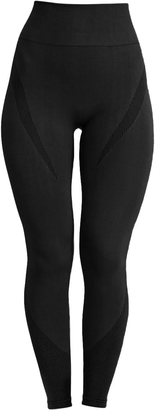 Workout Sets for Women Full Length Micro Elastic Fashion Soft Daily Transparent White Ash S 5XL Fall & Winter Winter