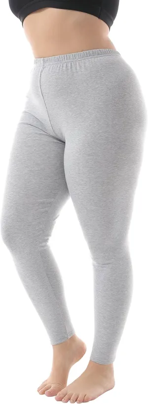ZERDOCEAN Women's Plus Size Stretchy Soft Lightweight Full Length Leggings