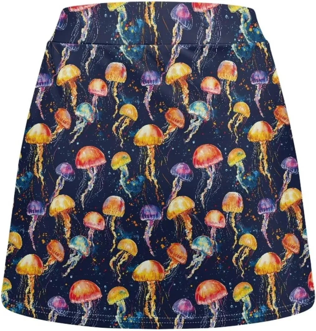 ZFRXIGN Athletic Skirt for Women with Shorts XS-3XL Golf Skirts with Tennis Shorts with Pocket Summer Skorts